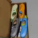 Butane Lighter, 4pcs Refillable Long Flame Lighter for BBQ Candle(No Butane Inside) (Blue)