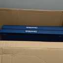 CleverMade Collapsible Storage Bins with Lids - Ocean 3 Pack 62L - Plastic Containers Stackable Organization Crates Home Closet Space-Saving Durable