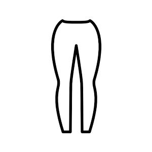 Black Legging, L-XL