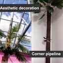 Artificial Tree Bark, 19.69x39.37 Inch Fake Bark for Columns,Walls, Floors, Tree Decoration for Pillars Pipes Decor,Cuttable Simulation Tree Bark