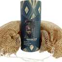 AFRIKI African Net Sponge  Exfoliating Body Scrubber, Black Owned & Rooted in Africa, All Skin Types | 45 in Long (Champagne Gold)