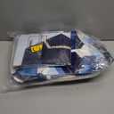 4 Piece Navy Blue Shower Curtains And Rugs