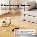 USB C Extension Cable 15Ft Long, 10Gbps Data Transfer/60W Charging/4K@60Hz USBC 3.2 Male to USB-C Female Cable Extender Type C Cord for iPhone 15 16 17, Galaxy S25/24, PC, Laptop, SSD and More