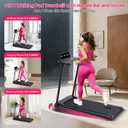 Electric Treadmills for Home Exercising, 0.6-10MPH Portable Treadmills for Home Small Spaces, 3.5HP Mini Treadmills with Handles, 400LB Walking Pad Treadmill with Handle Bar and Incline