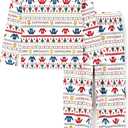 Harry Potter Family Christmas Matching Pajamas Sets Xmas Pjs Top and Pant Set for Kids Couples (M)