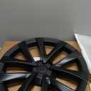 18 Inch Wheel Covers for Tesla Model 3 Accessories 2020-2023 Matte Black ABS Material Hubcaps Replacement for Tesla Model 3 1PCS（Spiderweb Style）