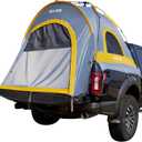 Golabs Truck Bed Tent for 5.5-6.5 Ft Bed, 5-Minute Easy Setup by Pre-Assembled Design, Waterproof PU2000mm, 2-Person Portable with Extra Rainfly Cover for Camping & Outdoor, Includes Storage Bag (Orange)