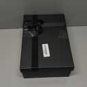 woric 6 PCS Gift Boxes Assorted Sizes, Black Box for Christmas with Ribbon Nesting Gift Boxes with Lids for Christmas Valentine's Day Birthday Wedding (6 Size)