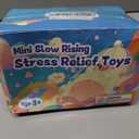 24 Pack Slow Rising Stress Cube , Dough Stress Balls Soft Fidget Squishy Toys for Anxiety Relief, Pull Stretch Classroom Prize Party Favors Toys for Kids, Small