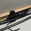 Japanese Katana Sword - Polypropylene Black Blade with Saya, Samurai Training Sword for Cosplay, 40.1 inches
