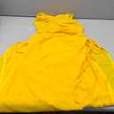 Beachwear Summer Dress Mustard Yellow With Knotted Side Split Cover Up One Size M