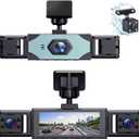 2K Dash Camera for Car Dash Cam Front Rear Left Right 4-Channel Dashcam 1080P Full HD, 360 All-Round Protection, Car Security Video Recording, Night Vision, G-Sensor, Loop Recording