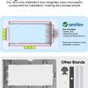 amFilm Glass Screen Protector for Samsung Galaxy S22 Ultra, 3D Curved with Liquid Dispersion Tech, Designed for Fingerprint Reader, Upgraded Easier Application Tray, Tempered Glass, 3 Pack