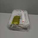 Seoneiro Whiskey Tray, Glass Cup Rack, Mug Holder, Coffee Cup Organizer, Bathroom Countertop Organizer with Drain Board Wine Glass Decorative, Food Tray, Kitchen Spice Rack (Amber-2)