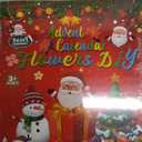 Advent Calendar 2025 Girls for Fabric Flower Craft Kits - 24 Day Christmas Countdown Calendar Flower Making Kit Toy for Toddler and Kids,Christmas Flower Bouquet Craft Toys Gifts for Boys Girls