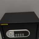 1.2 Cuft Home Safes Fire and Waterproof, Anti-Theft Fireproof Safe Box with Digital Keypad, Spare Keys and Removable Shelf, Personal Safe Box for Documents Money Firearm Valuables