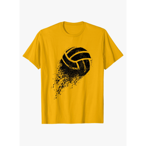 Volleyball Vintage Retro Sport Volleyball Player T-Shirt XL Glden yellow