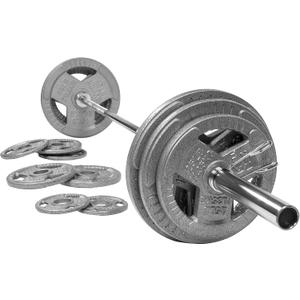 BalanceFrom Cast Iron Olympic Weight Including 7FT Olympic Barbell, 300-Pound Set, Multiple Packages