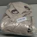 YoungsTex Oatmeal Linen Semi Sheer Curtains 63 lnch Length 2 Panels, Tan Light Filtering Window Drapes Textured with Bronze Grommet for Bedroom Living Room Farmhouse, 52 X 63 Inch