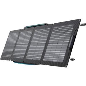 EF ECOFLOW 110W Portable Solar Panel, Foldable with Carry Case, High 23% Efficiency, IP68 Water & Dustproof Design for Camping, RVs, or Backyard Use