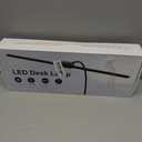 EppieBasic Desk Lamp,24W Led Desk Lamps with Clamp,Double Head Desk Light for Home Office, Architect Desktop Lamp Eye Care Workbench Office Table Light for Monitor Studio Reading (Black)