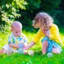 LANGXUN 50 100 200 Soft Plastic Ball Pit Balls for Kids, Gift for Baby Toddler Birthday Christmas, Ball Pit Play Tent, Baby Kiddie Pool Water Toys, Party Decoration