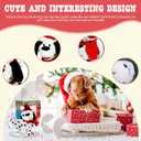 Shaking Santa Dog Toy, Singing and Dancing Plush Puppy, Animated Christmas Plush Toy, Funny Interactive Santa Claus Dog Figure, White Elephant Gift for Kids and Families, Holiday Holiday Decor