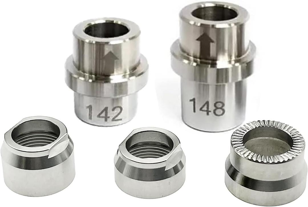 KICKR Thru Axle Adapter Kit, Compatible with Wahoo KICKR CORE and KICKR V4 and Newer Models, 2025 Upgrade Stainless Steel Fit for WFKICKRTHRUAXLEKIT, More Durable and Rust Resistant