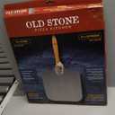 Old Stone Pizza Kitchen Aluminum Pizza Peel with Collapsible Wooden Handle, 14x16-Inch