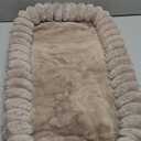 Zakkart SnugCloud Cat Window Perch with 4-Sided Bolster - Orthopedic Cat Hammock for Window Sill - Solid Hardwood & Metal Frame - Window Seat for Pets (Natural Color Wood w/Brown Bed, Large) (Large (25"x15"))