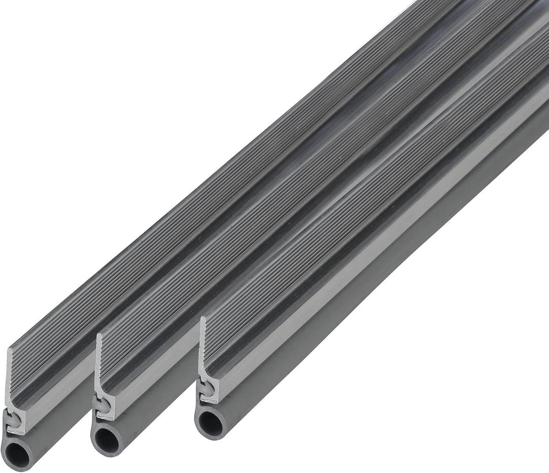 M-D Building Products 43303 Silver Aluminum and Vinyl Cinch Self-Adhesive Top and Sides Door Seal Kit