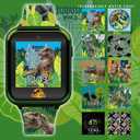 Jurassic World Kids Smart Watch - 10 Watch Faces, 3 Wallpapers, Interactive Games, Alarm, Camera, Voice Recorder, Calculator, Pedometer, Fits 5.5"-8.0" Wrists