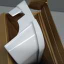 AMI PARTS 240351601 Refrigerator Freezer White Door Bin Dustbin Side Frame Replacement for Kenmore Frigidaire Refrigerator - Repalce 240351607, 891154, AP2115974, PS430027, AH430027, EAP430027