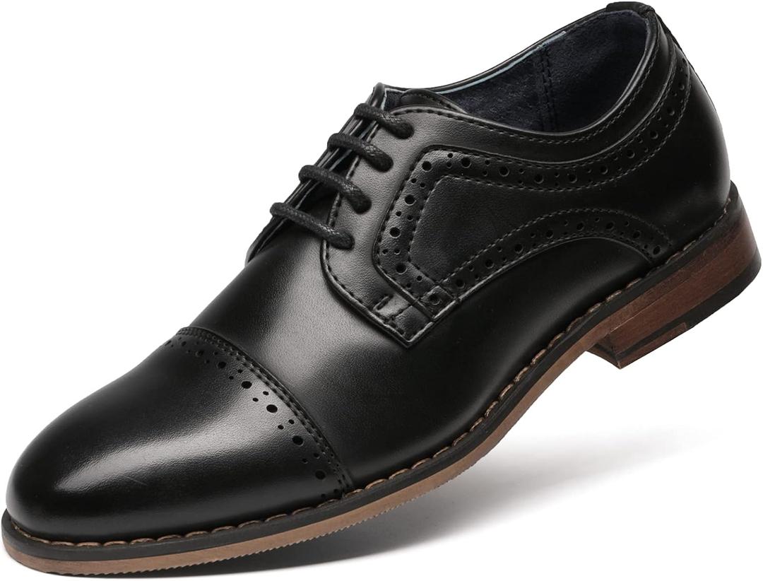 Bruno Marc Boy's Prince-K1 Classic Oxfords Dress Shoes (2 Little Kid)