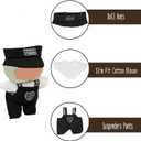2 x 17CM Doll Clothes (No Dolls),3Pcs Outfits for 6.7 Inch Dolls Accessories Party Decoration Favors Merch Gifts Fits Popular Cute Blind Box Art (Black)