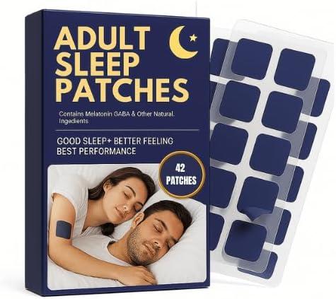 2 x Sleep Patches for Adults 42 Pack Blue Sticker Patch to Improve Deep Rest Naturally