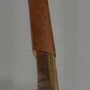 Onedor Handmade 100% Natural Green Sandalwood Wooden Comb for Men Hair, Beard, and Mustache Styling Pocket Comb With Leather Case (Long)