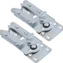 Antrader Sectional Couch Connector Metal Alligator Style Furniture Connector Snap with Screws 2-Pack