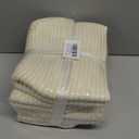 OIAHOMY Small Storage Baskets for Organizing,Closet Cube Shelf Storage, 9.89.87.1, Woven Cotton Rope Gift Baskets for Nursery,Cute Dog Toy bins, Round 3 Packs, White