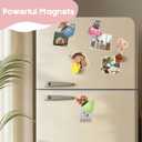 Mini Ceramic Vase Fridge Magnets, Cute Vase Refrigerator Magnets, Tiny 3D Plant Ceramic for Refrigerator, Cute DIY Plants Decor Accessories, Fridge Kitchen Office Decoration