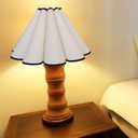 Flower Shaped Fabric Lamp Shade E27 Easy Install Decorative Wall Light Cover For Living Room Flower Shaped Decorative Lighting Accessories, Large