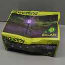 Dynaming 6 Pack Solar Flame Torch Lights Outdoor, Dual Use Flickering Purple Flame Garden Light, Hanging Lantern, Auto On/Off & Waterproof Halloween Lighting for Lawn Patio Yard Walkway Driveway