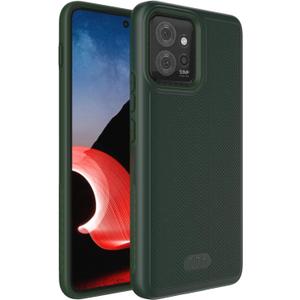 TUDIA DualShield Grip Designed for Motorola ThinkPhone Case (2023), [MergeGrip] Dual Layer Shockproof Slim Military Grade NonSlip Tough Heavy Duty Protective Phone Case Cover (Matte Black)