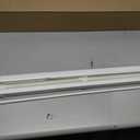 DEZ FURNISHINGS Cordless 1" Mini Blind with Flexible Slats, 36" W x 48" H, Pearl White