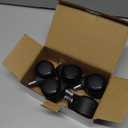 MaxGear 2" Office Chair Wheels Heavy Duty Replacement, Mute Rubber Rotating Desk Chair Caster Wheels, Safe for All Floors Including Hardwood, Universal Standard Stem Size Fits 99%, Set of 5, Black