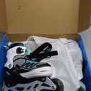 2PM SPORTS Cytia Pink Girls Adjustable Illuminating Inline Skates with Light up Wheels, Fun Flashing Beginner Roller Skates for Kids (Medium - Big Kid (13C-3 US), Mint)