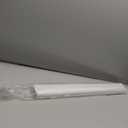 LazBlinds Cordless Cellular Shades, No Tools No Drill Blackout Honeycomb Shades Pleated Blinds for Windows, 38.5'' W x 48'' H, Silver White