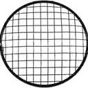 Cafe Racer Headlight,6.3 Retro Motorcycle Grill Side Mount Headlight Lamp Cover Mask Cafe Racer Mesh Headlight Guard 7 inch headlight protector cafe racer