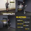 Tube Resistance Bands for Working Out Men and Women - Exercise Bands Resistance Bands Set, Resistance Band Bar, Handles, Ankle Straps, Foot Straps and Door Anchor