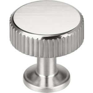 VEHCIL 20 Pack Cabinet Knobs, Kitchen Drawer Dresser Pulls, Cabinet Hardware for Cupboard Furniture, Solid Zinc Alloy, Brushed Nickel